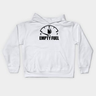 Beer Empty Fuel Gauge (black) Kids Hoodie